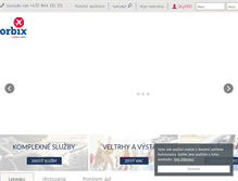 Tablet Screenshot of orbix.sk