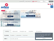 Tablet Screenshot of orbix.cz